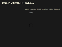 Tablet Screenshot of clintonhallny.com